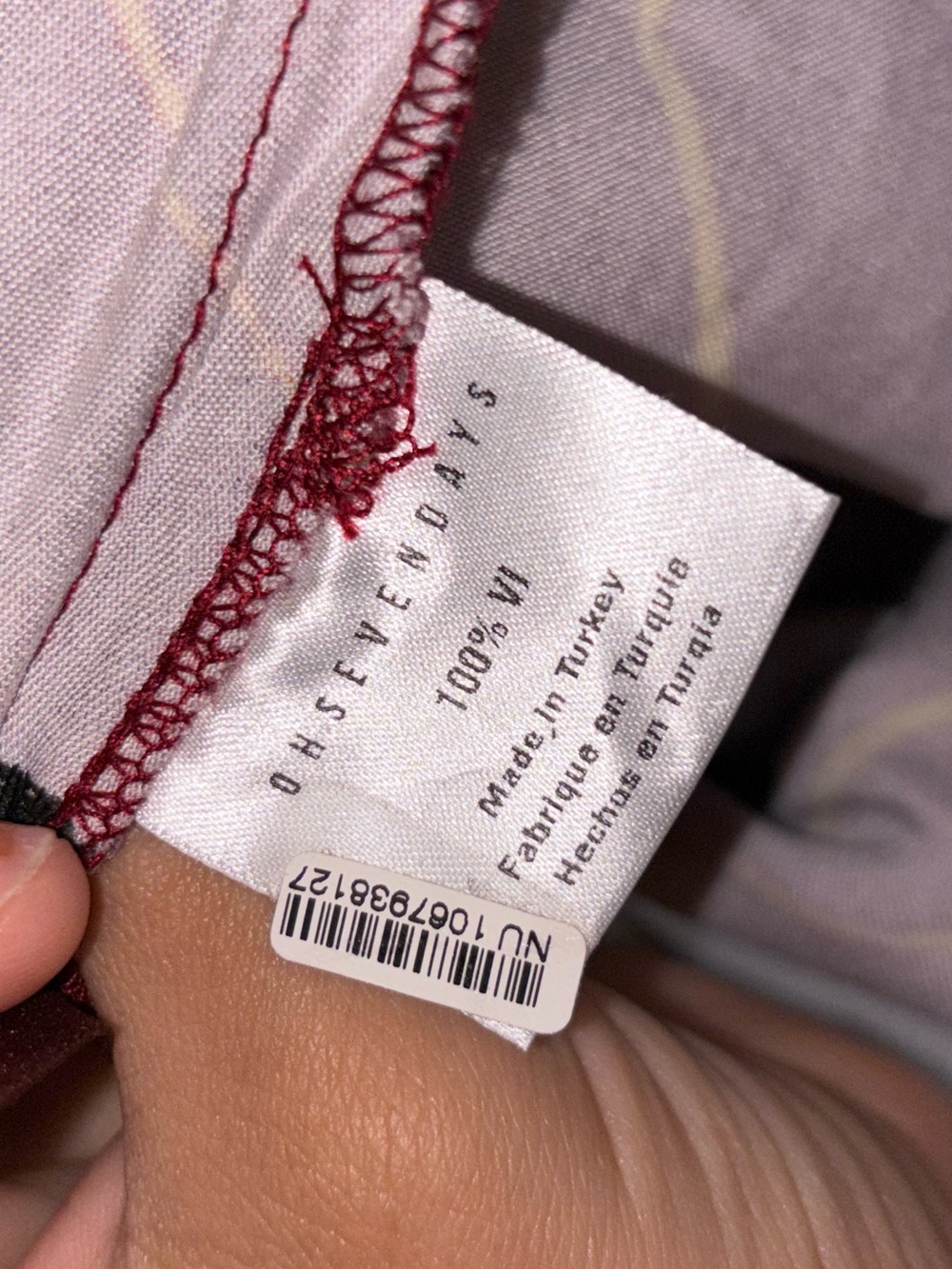 OhSevenDays Carolina Square Neck Floral Slip Burgundy Midi Dress Size Small - Picture 11 of 11